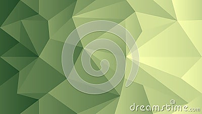 Abstract green polygonal background wallpaper vector Vector Illustration