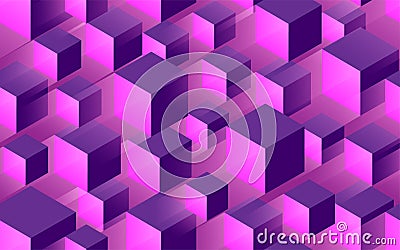 Creative seamless texture background with volume light, and shadow Vector Illustration