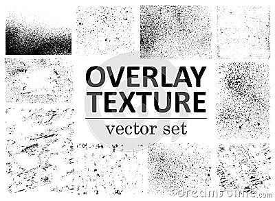 Grunge overlays vector Vector Illustration