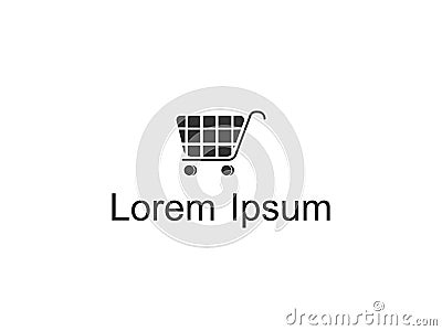 Vector Buy Shop Cart Purchase Checkout Icon - Trolly Sign For online purchases Vector Illustration