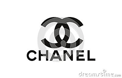 Chanel Logo vector illustration on white background Vector Illustration