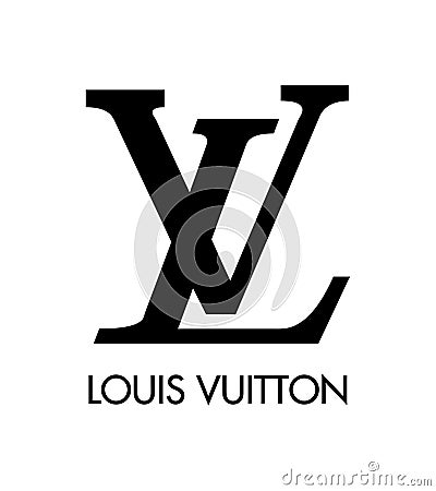 Louis Vuitton Logo vector illustration on white background Vector Illustration