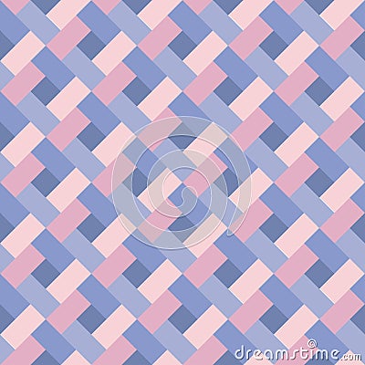 Abstract Colorful Seamless Rectangle Bricks Pattern Background Stock Photo