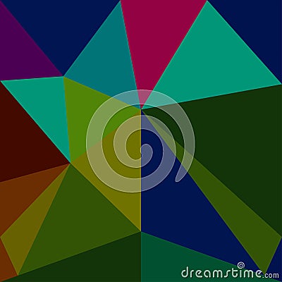 Rainbow vector blurry hexagon template Cartoon Illustration
