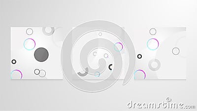 simple gradient backgrsimple gradient background, blue and white circle background, ound, circle background, template social media Vector Illustration