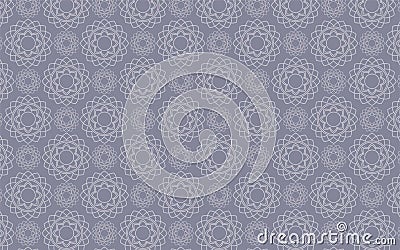 Ornament seamless pattern with floral style for islamic background or flowers concept Vector Illustration