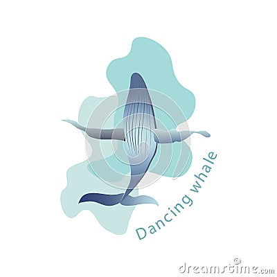 Dancing whale Stock Photo