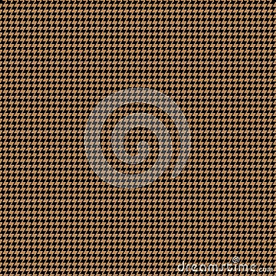 doodle abstract pattern regular beige waves zigzags on contrasting background Vector Illustration