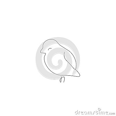 Chicken silhouette on white background, vector illustrationtte on white background vector illustration Vector Illustration