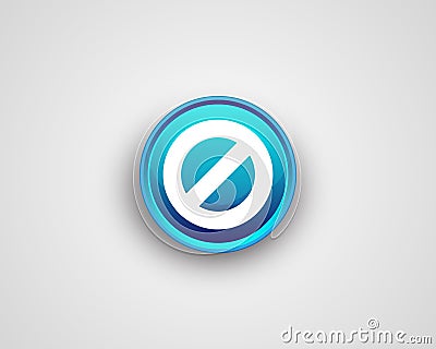 Block icon prevent symbol restrict or stop icon Stock Photo