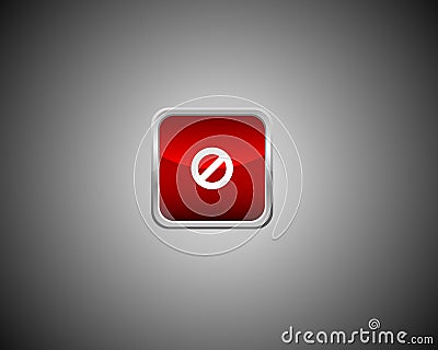 Block icon prevent symbol restrict or stop icon Stock Photo