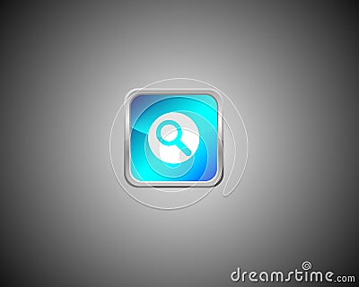 Magnifying Glass - Searching Logo Template - Magnifying Icon - Magnifying Glass Symbol Stock Photo