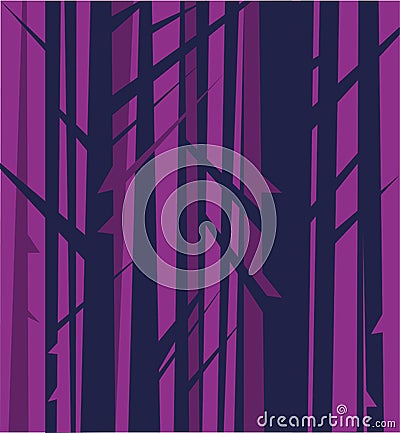 Stylized ornament in purple tones Vector Illustration