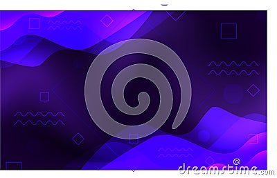 Abstract blue purple background full color banner template profile Vector Illustration
