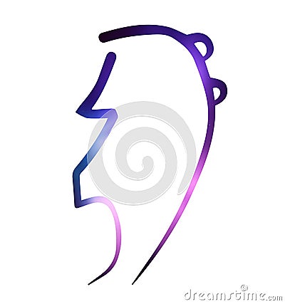 Sei He Ki the Reiki Symbol For Mental And Emotional Healing Stock Photo