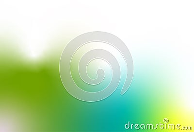 Abtract green cyan and yellow background Stock Photo