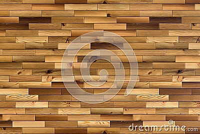 3d Brown seamless parquet wood floor background Stock Photo
