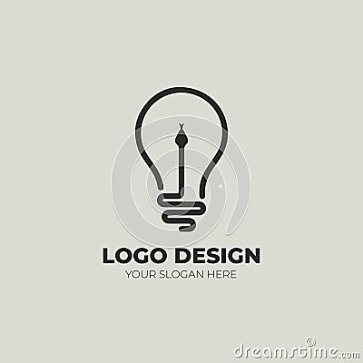 Free vector branding identity corporate vector logo a design Vector Illustration