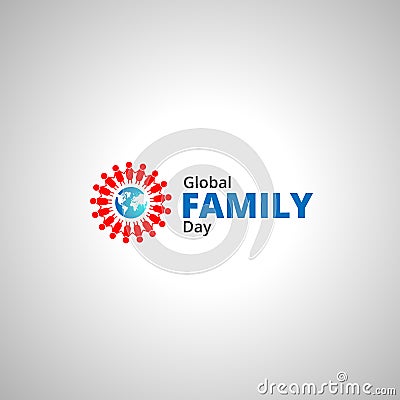 Happy Global Family Day Vector Illustration