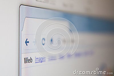 Web browser Stock Photo