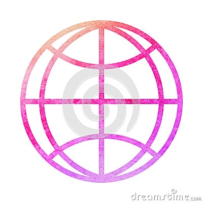 Web business gradient icon isolated on white background. Web icon page symbol for your web site design Vector Illustration