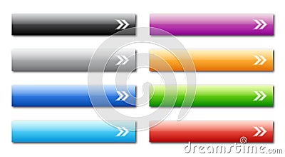 Web buttons Vector Illustration