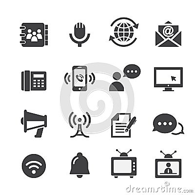 Web communication icon Vector Illustration