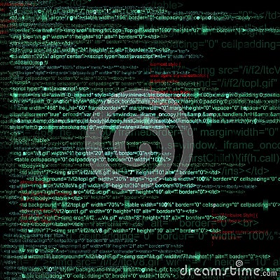 Web Computer Code Abstract Background Stock Photo