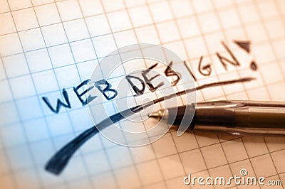 Web design Stock Photo