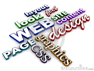 Web design Stock Photo