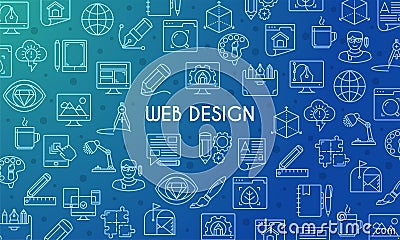 Web Design banner Vector Illustration