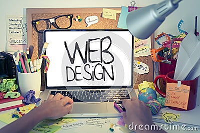 Web Design Stock Photo