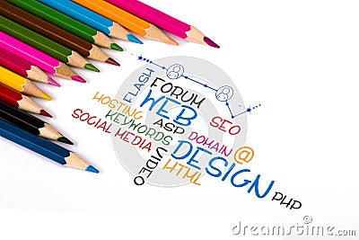 Web design Stock Photo