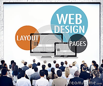 Web Design Content Creative Website Responsive Concept Stock Photo