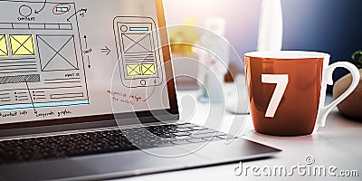 Web Design Online Technology Content Concept Stock Photo