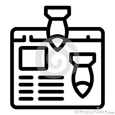 Web dos attack icon outline vector. Access limit Vector Illustration