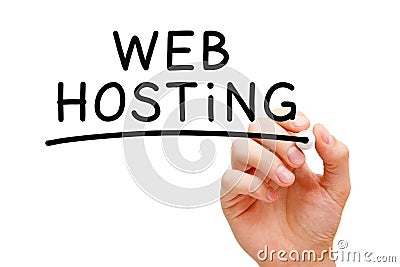 Web Hosting Stock Photo
