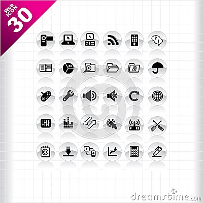 Web icon 30 Vector Illustration