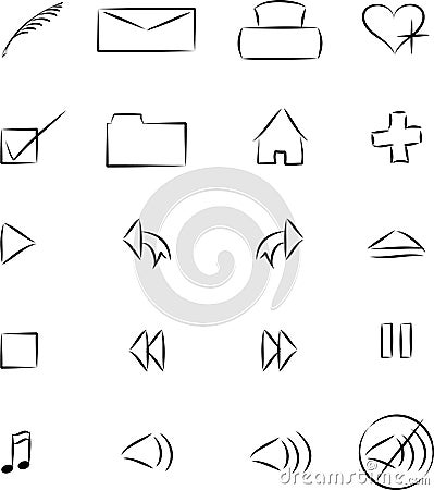 Web Icons Vector Illustration