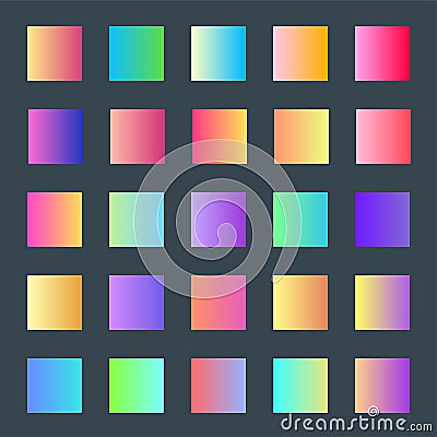 Web light gradients for design Vector Illustration