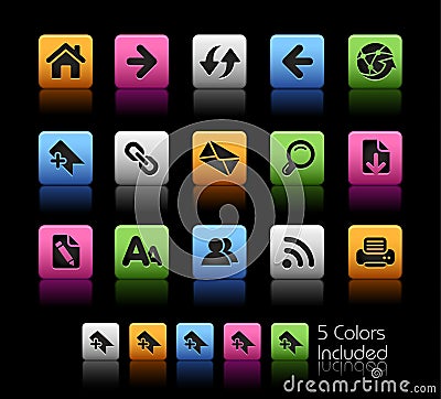 Web Navigation // Colorbox Series Vector Illustration