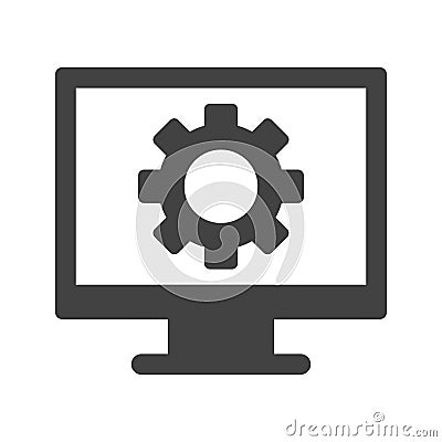 Web Settings Vector Illustration