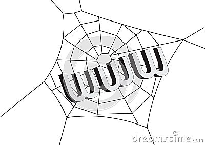 Web with www Stock Photo