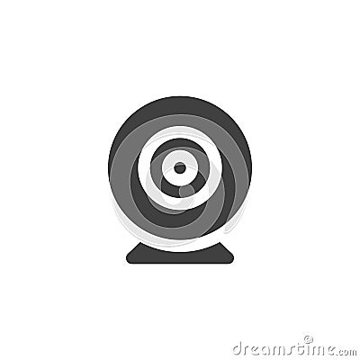Webcam vector icon Vector Illustration