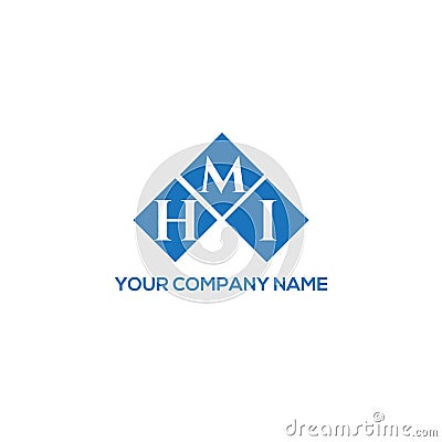 WebHMI letter logo design on WHITE background. HMI creative initials letter logo concept. Vector Illustration