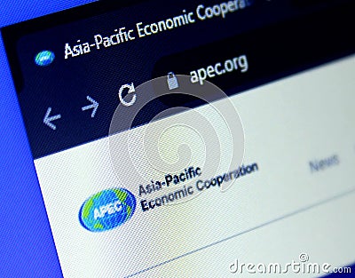 Asia Pacific Economic Cooperation, APEC Editorial Stock Photo