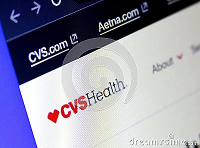 CVS Health company logo Editorial Stock Photo