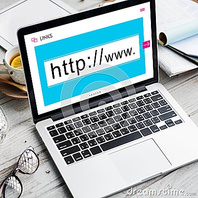 Website Domain Internet HTTP WWW Graphic Concept Stock Photo