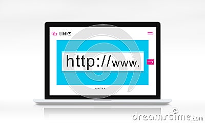 Website Domain Internet HTTP WWW Graphic Concept Stock Photo