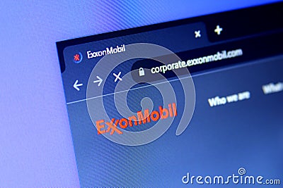 ExxonMobil logo Editorial Stock Photo